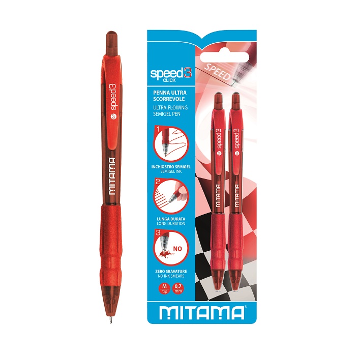Penna scatto Speed3 - rossa [cod.61705] - Mitama