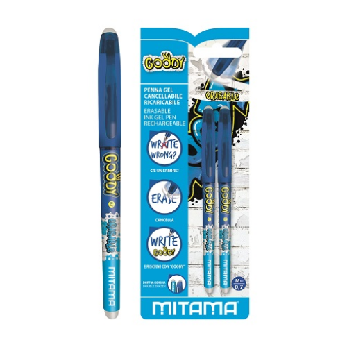 Penna Cancellabile Goody - blu [cod.62800] - Mitama