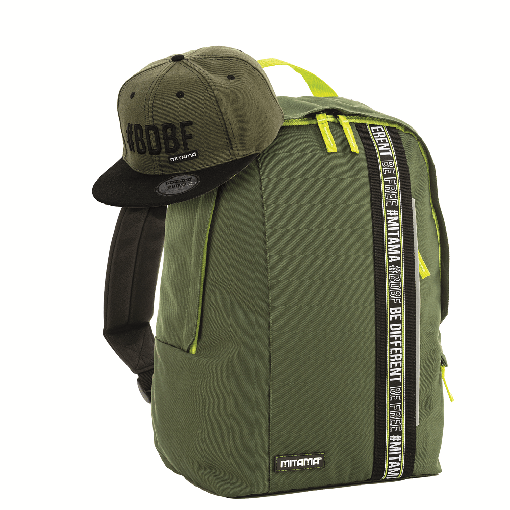 Zaino Colortouch Verde Militare [Cod. 63430] | Mitama Zaini
