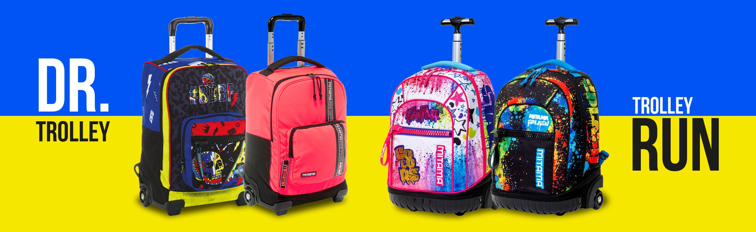 Zaini Trolley Mitama: per la scuola, il tempo libero e le vacanze!